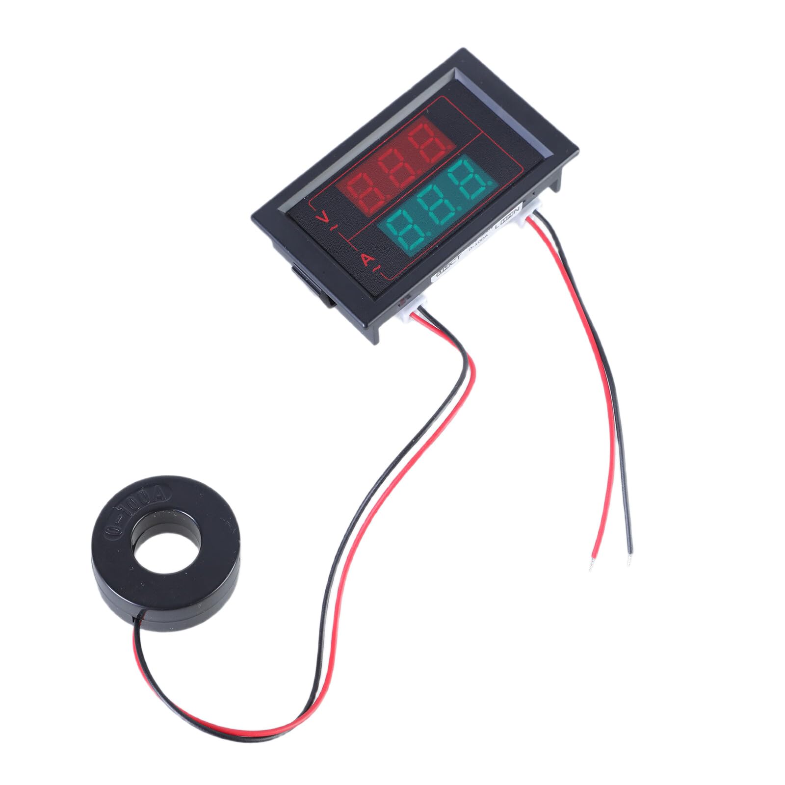 LED Display Voltages & Current Gauge Measure 50-500V/0-100A For Laboratory Home Electrical Systems And Professional Use