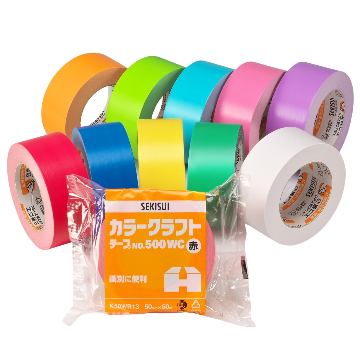Amazon | セキスイ カラークラフトテープ No.500WC 50mm×50M 黒 Amazon | セキスイ カラークラフトテープ No.500WC 50mm×50M 黒