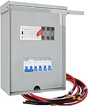 Transfer Switch 50 Amp, 6 Circuit 120/240V Pre-Wired Automatic Transfer Switch Kit for Home