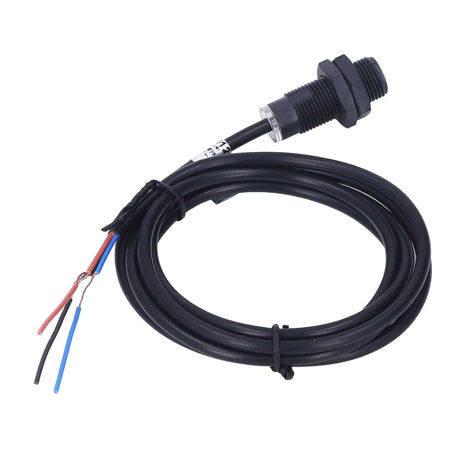 Hall Effect Sensor Switch 5PCS NPN Normally Open 10mm Sensing Distance DC 5V30V Proximity Sensor for Pneumatic Hydraulic Cylinder Piston Position Measurement