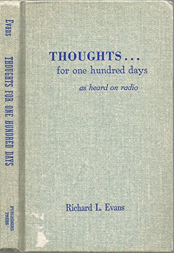Thoughts for one hundred Days as heard on radio B007TBGBMO Book Cover