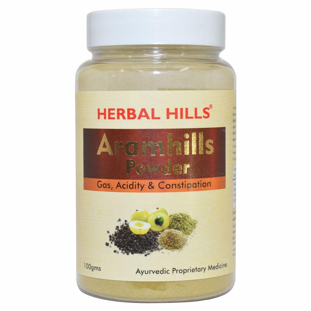 HERBAL HILLS Aramhills Powder - 100 gms - Pack of 5 - digestion supplement (B07KPH2QVG) Amazon Price History, Amazon Price Tracker