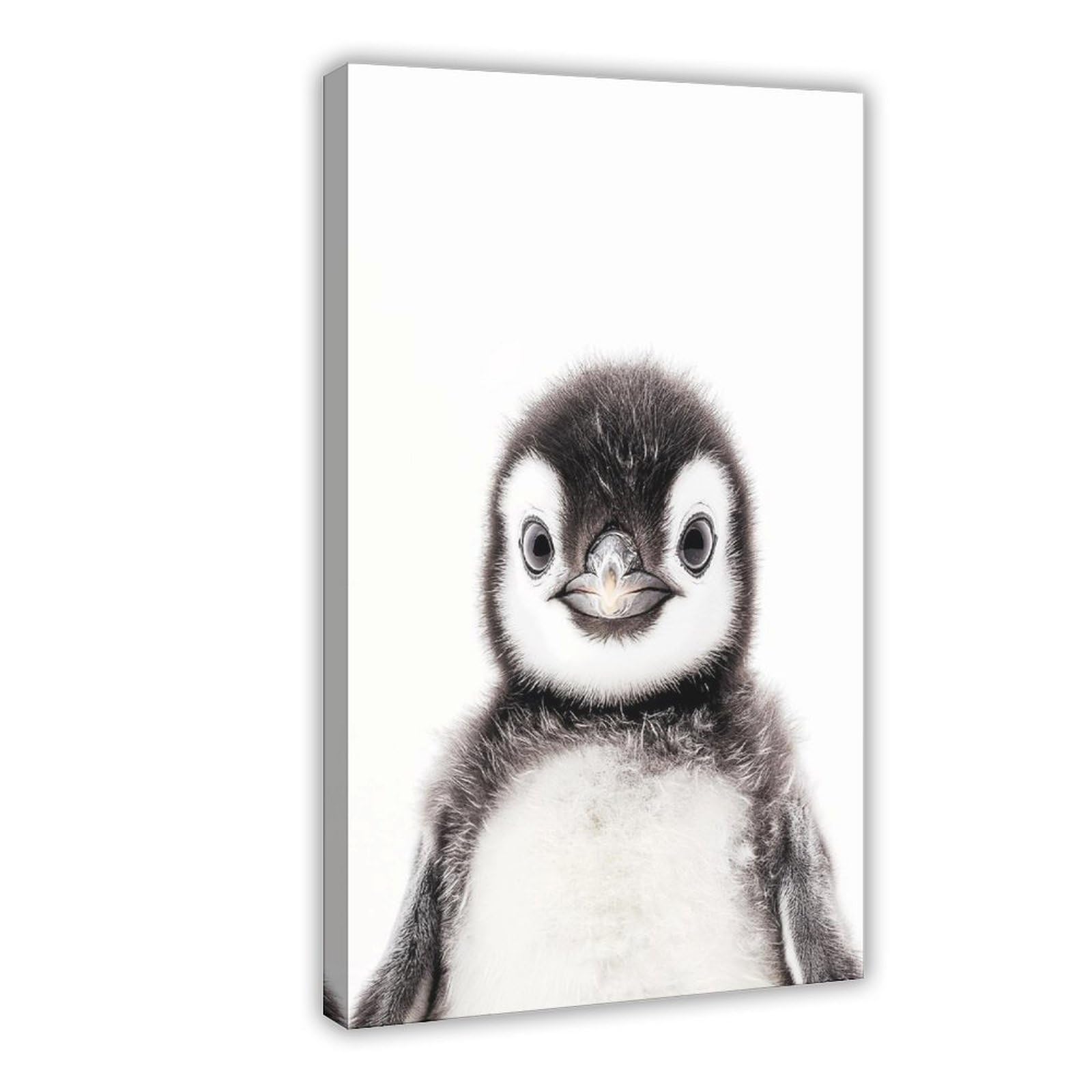 Qnvjqkdsi Frame Baby Penguin Art Canvas Poster Bedroom Decor Landscape Office Room Decor Gift 24" L X 36" W