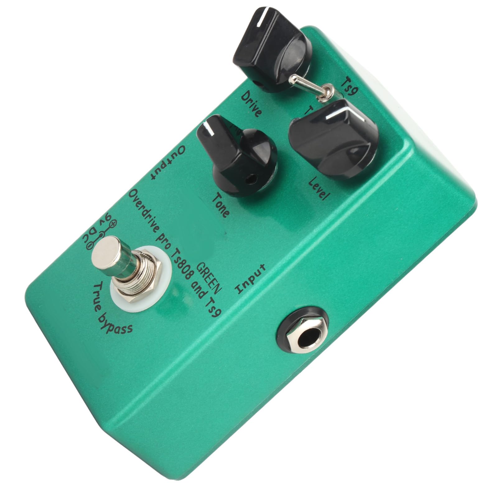 Guitarra Sostenible Fellow Tube Pedal Tube Screamer Overdrive para Mejorar el Rendimiento, Compacto y Duradero (verde) (Efecto de sobrecarga manual de Tube Screamer)