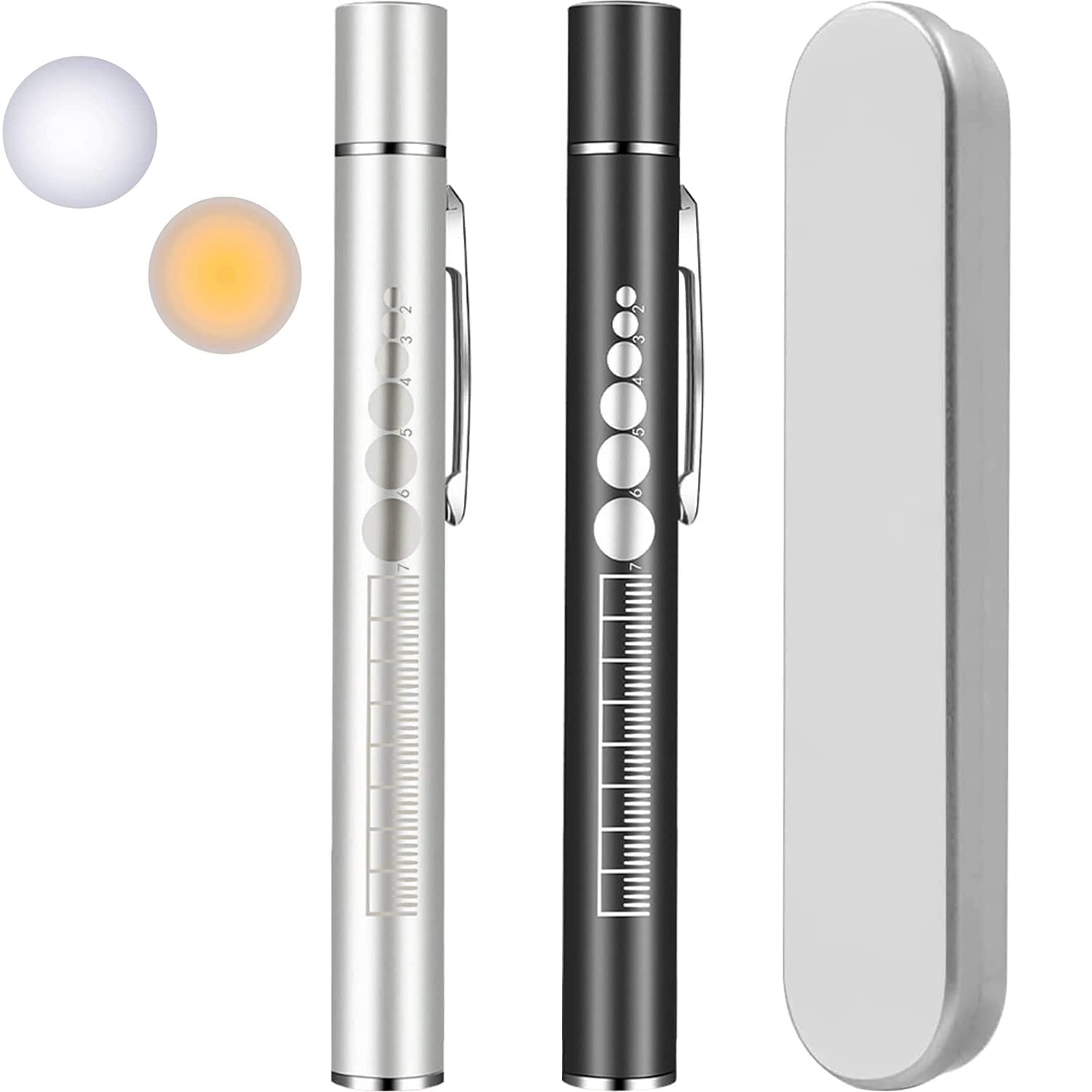 KEWAYO Pen Light, USB Rechargeable LED Pocket Pen Light Flashlight with