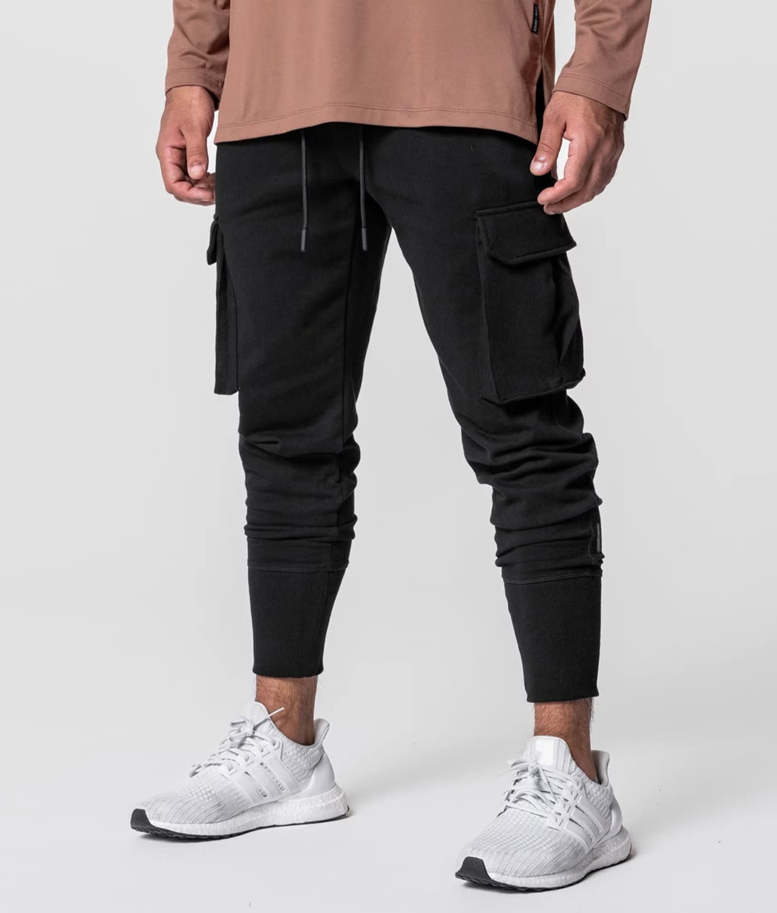 Pantaloni Sportivi da Uomo Pantaloni della Tuta Causale Pantaloni da Allenamento Palestra Joggers con Tasche