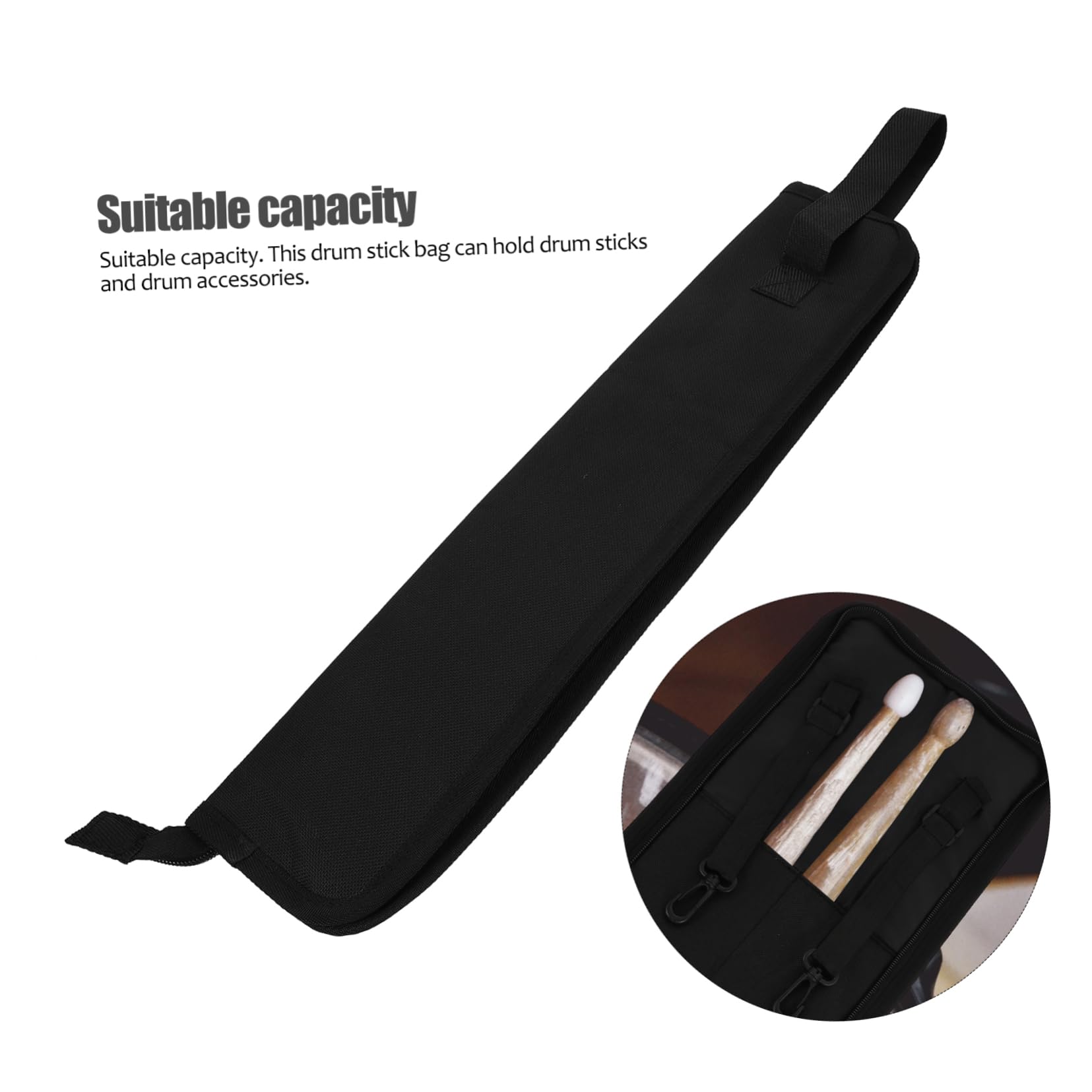 SUPVOX Elegant Drumstick Bag Case Oxford Fabric Bag Portable Drum Kit Accessory for Drummers