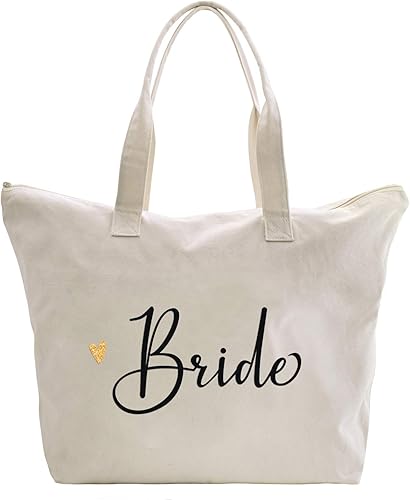 Miniatura 2 de CARAKNOTS Bolsa de novia, regalos de novia para boda, despedida de soltera, compromiso, aniversario, despedida de soltera, bolsa de lona con