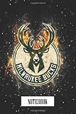 Notebook : Milwaukee Bucks Lined Notebook Journal 102 Pages Journal for Teens, Perfect for School, Diary, Journal, Perfect Gift Series #6
