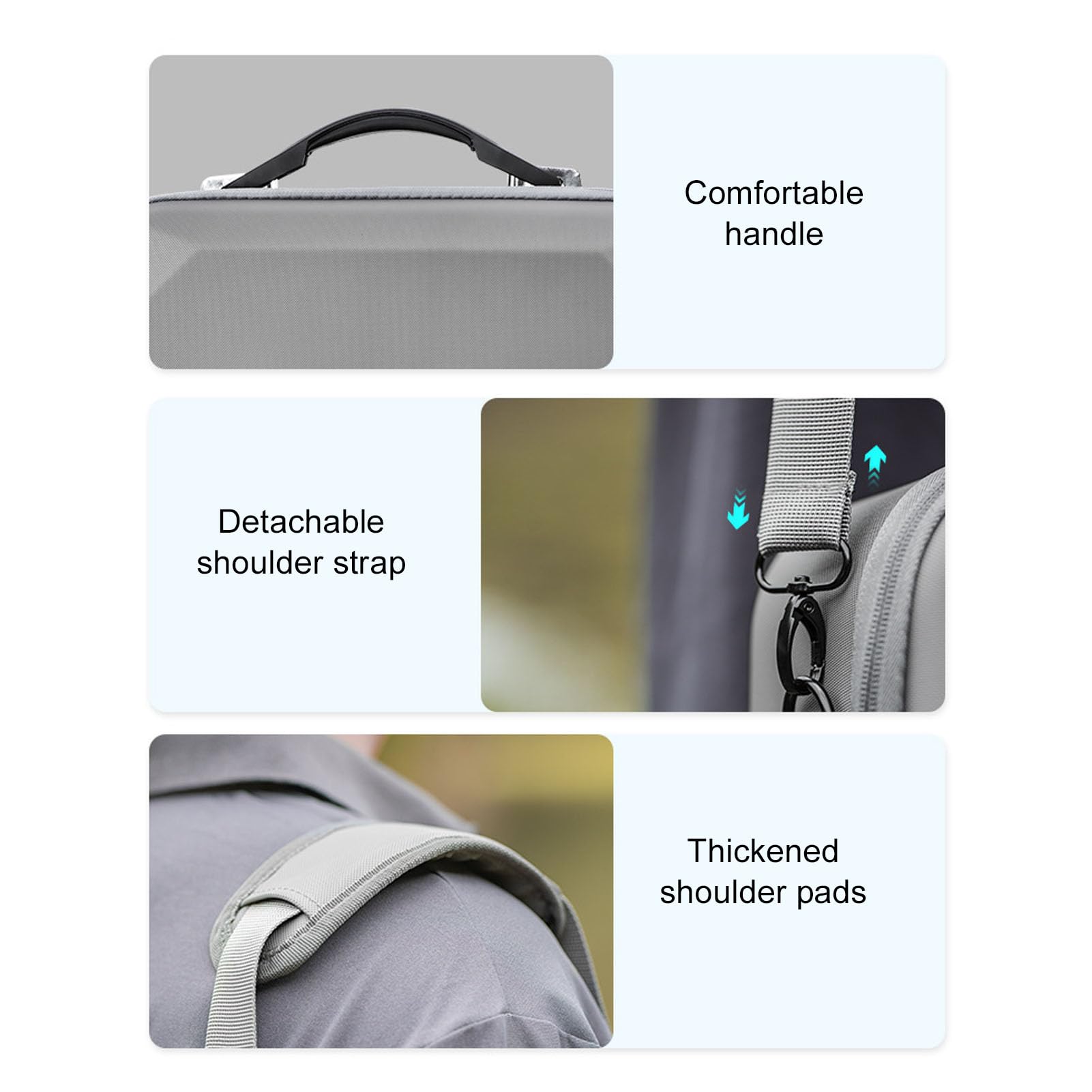 Zunate Borsa Portatile per Drone per 4 Pro Design Ammortizzante con Maniglia Retrattile per Avventurieri