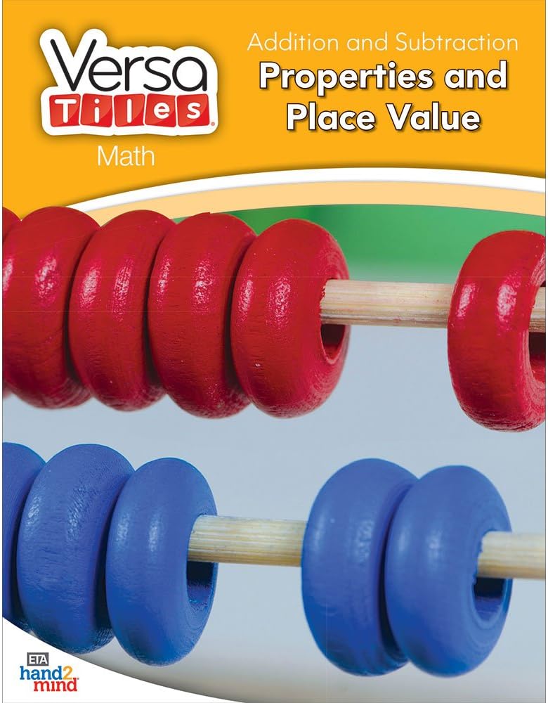hand2mind VersaTiles Math Book Grade 2 (Addition and Subtraction: Properties and Place Value)