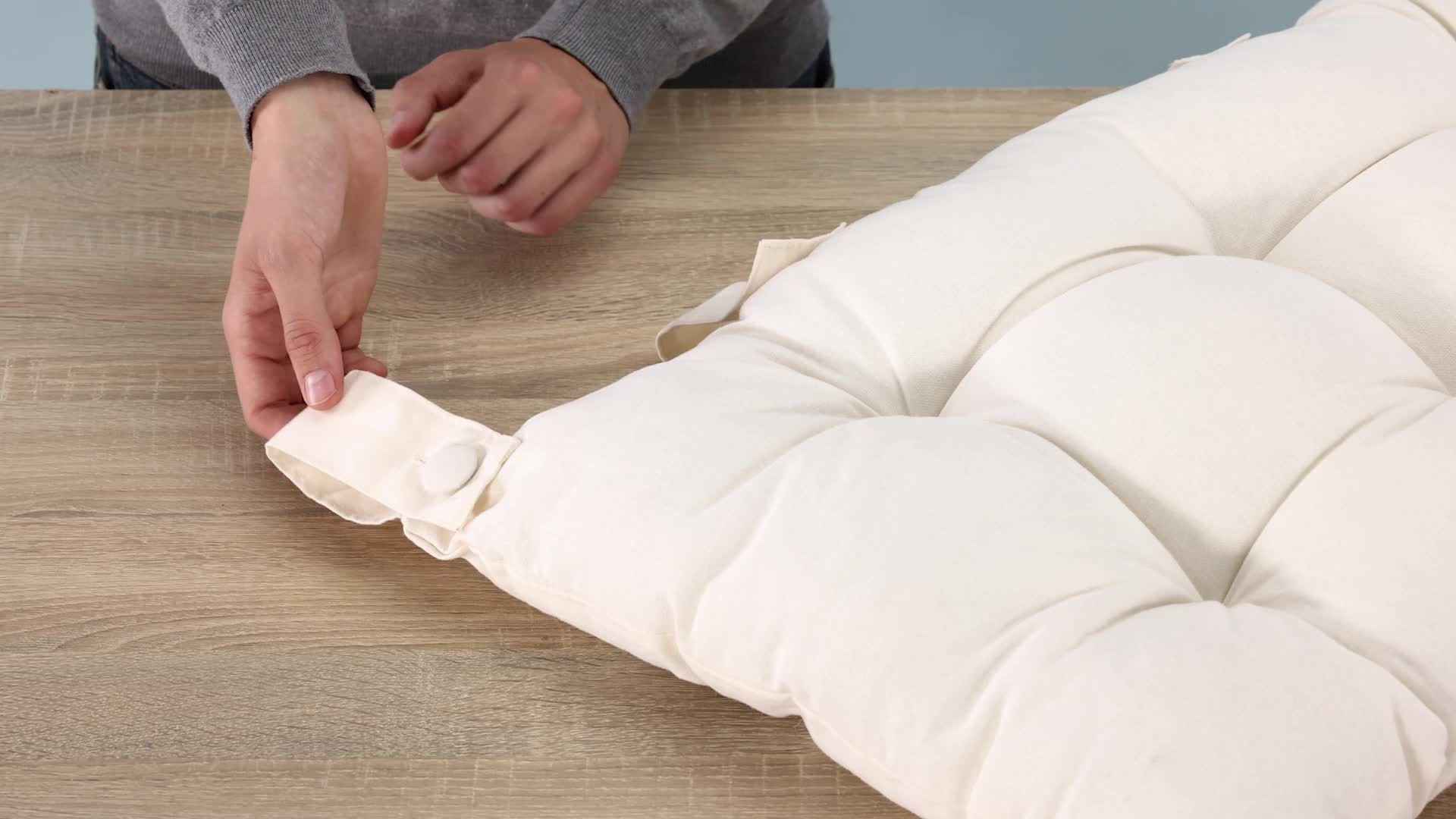 Tête de lit coussin à suspendre en coton PANAMA