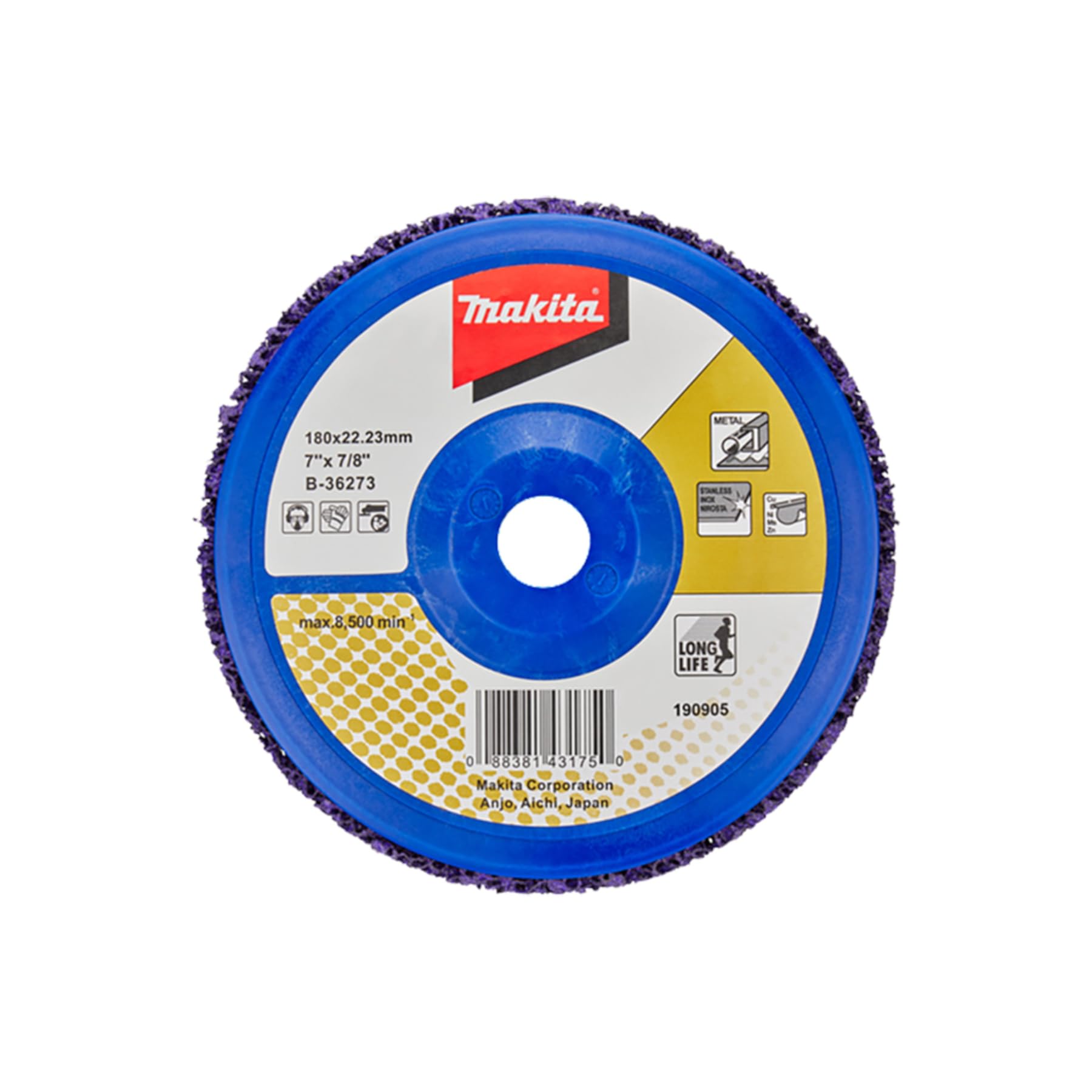 Disque Makita B-36273 fini les vibrations lors de vos coupes 180mm