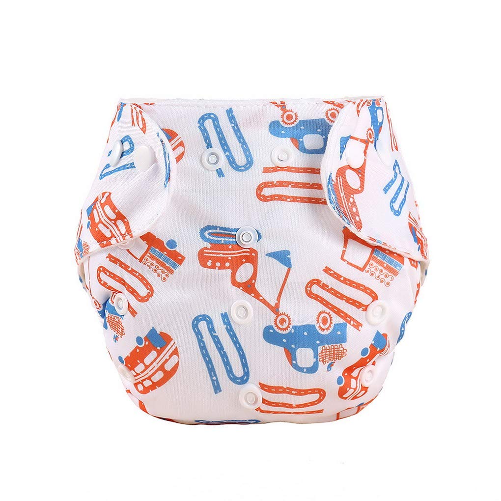 6 Stück Baby Stoffwindel Windelhose Babywindel Taschenwindeln Größe Verstellbar Waschbare wiederverwendbare Windeln für Neugeborene, 0-18 Monate