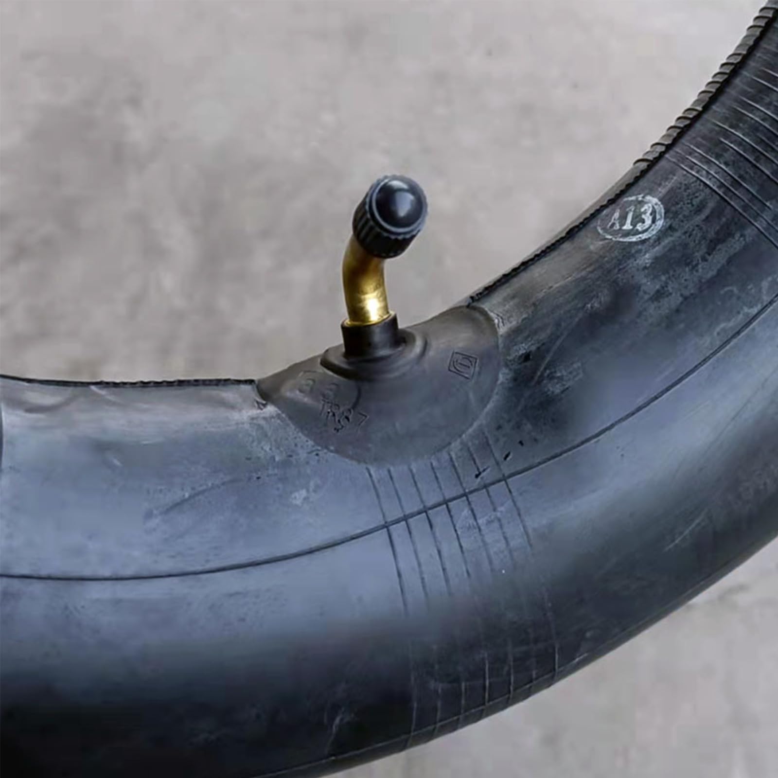 6 Unidades PVR70 Válvula de Rueda, Válvula Tubeless 90 Grados, Latón para Motocicletas, Autos, Bicicletas, Scooters