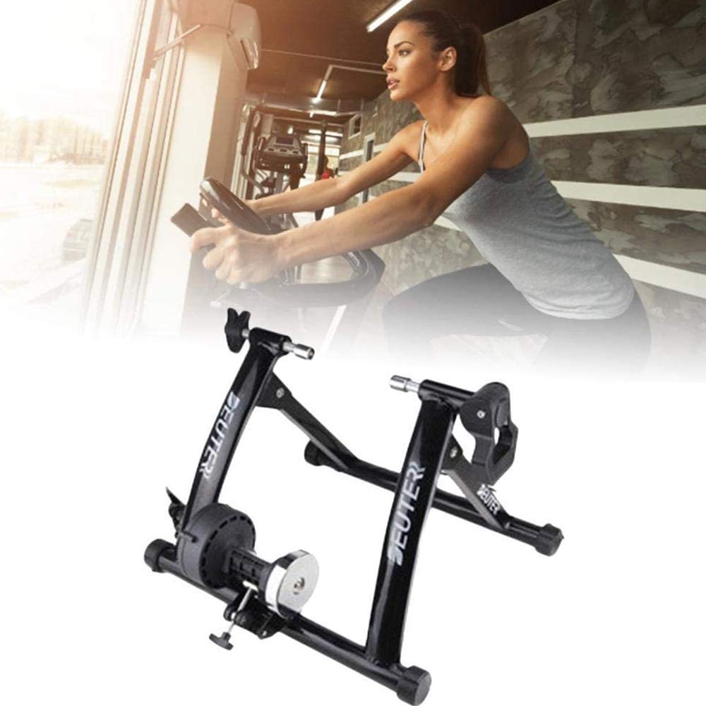 Bicicleta Plataforma para Montar en Interiores, Marco de Fitness, Ejercicio, Entrenamiento físico, Soporte para Ejercicio estacionario en Interiores, Marco de Acero, Fitness Ajustable, Use s