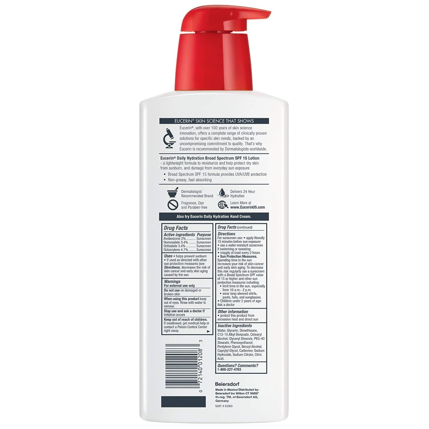 Eucerin Daily Protection SPF 15-16.9 oz by Eucerin