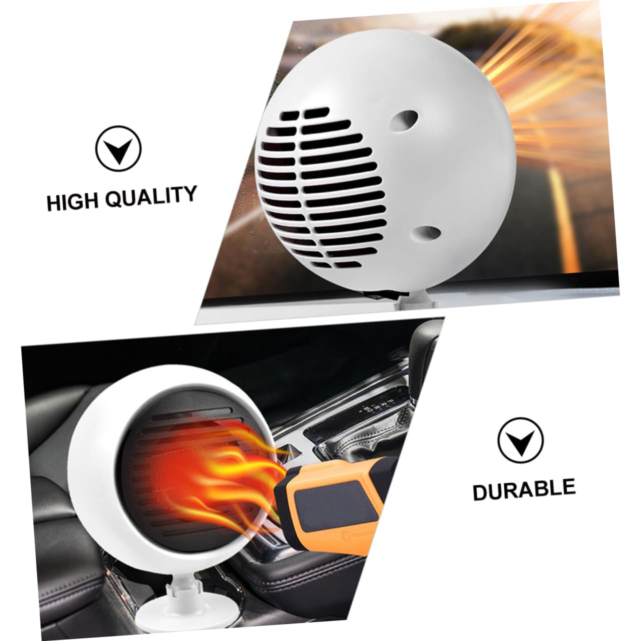 1pc Car Heater Defogger Windshield Defroster for Vehicles Safe and Practical Heating for Visibility and Comfort While Driving