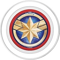 Vista 2 de Marvel The Marvels Carol Danvers Capitán Marvel Hero Badge PopSockets MagSafe PopGrip para iPhone
