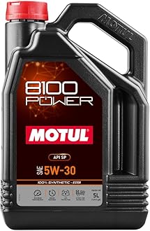 8100 Power 5W-50 Full Synthetic | Ester-Based Formula for Turbocharged & High-Performance Engines | LSPI Protection, Extreme Heat Resistance, Cold Start Lubrication, Daily & Track Use | 5L