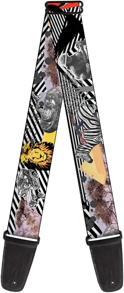 Buckle-Down Guitar Strap Safari 2 Inches Wide