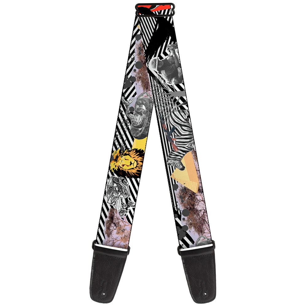 Buckle-Down Guitar Strap Safari 2 Inches Wide