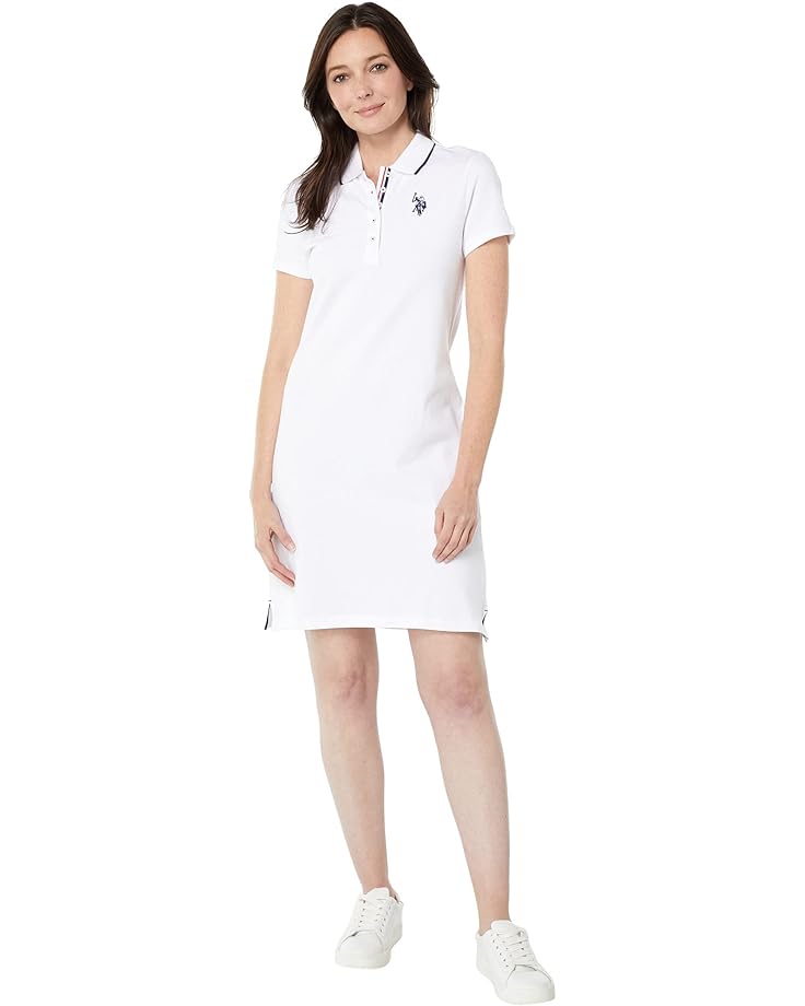 U.S. POLO ASSN. Solid Polo Dress - Main View