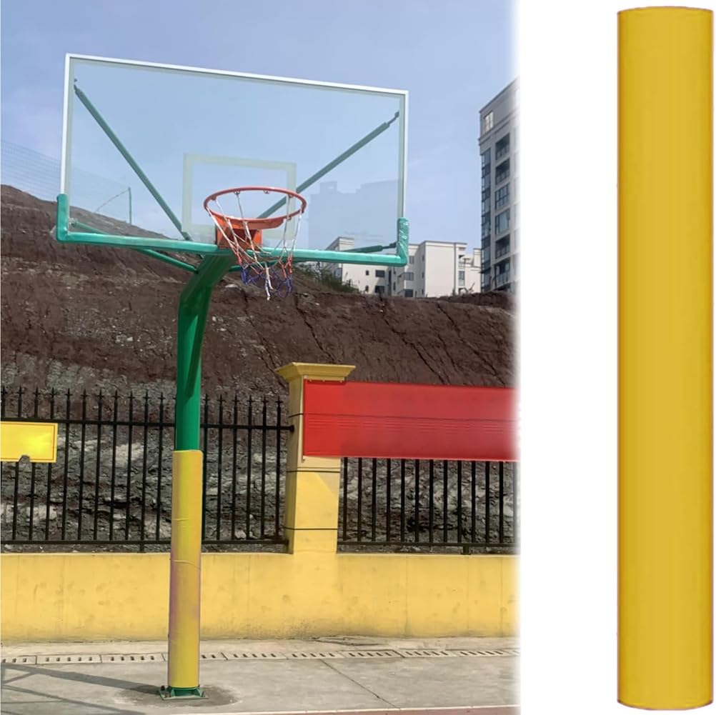 Acolchado portátil para bastón de baloncesto para seguridad en garajes y sótanos