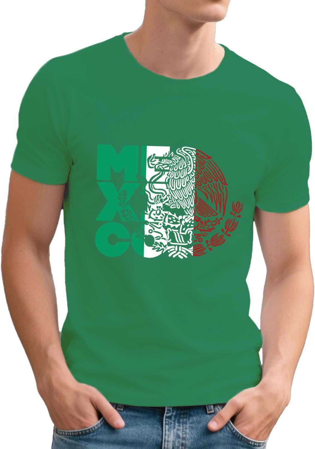 Mens Mexico Shirt Mexican Flag Shirt Mexico Eagle Tee Tops
