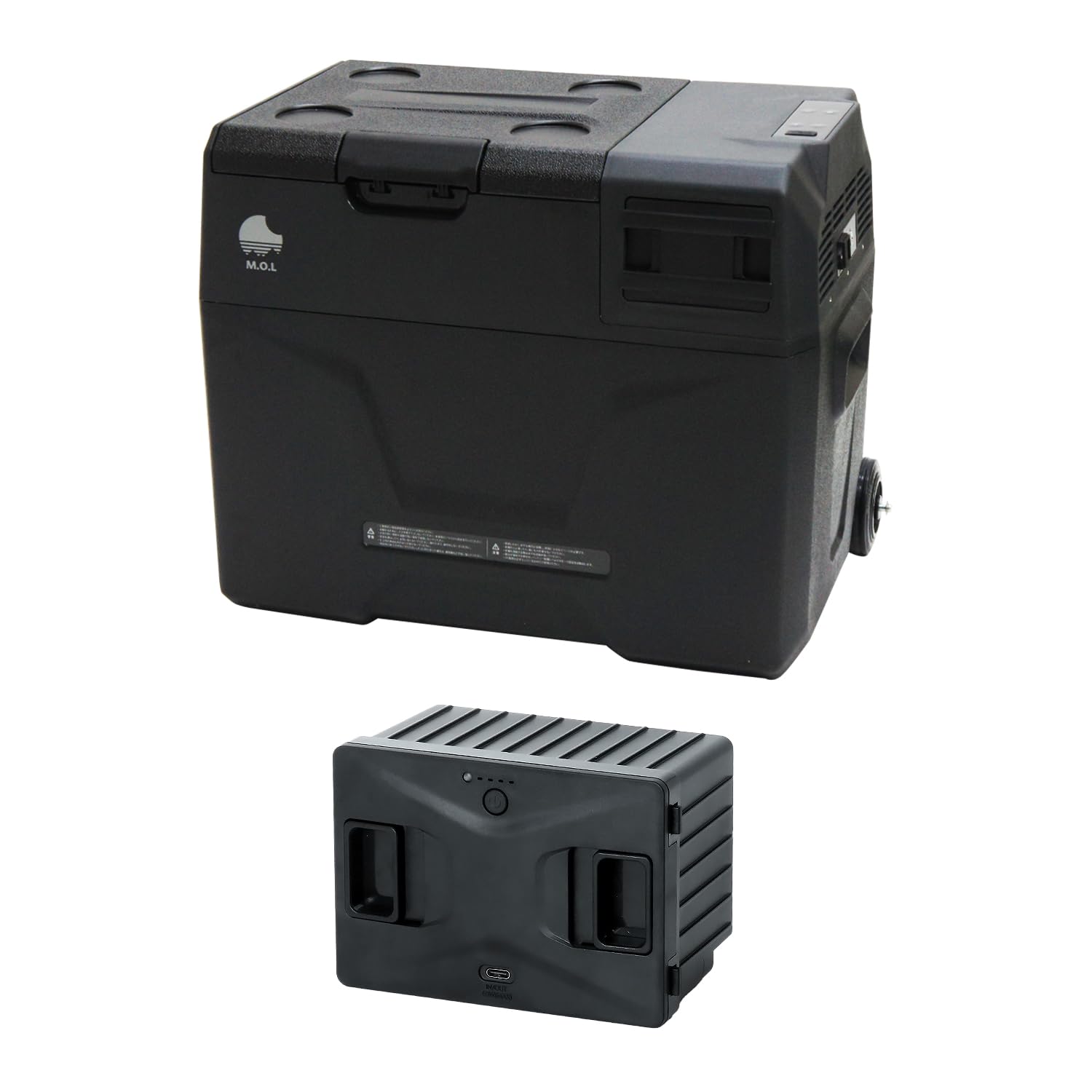 Amazon | M.O.L ポータブル冷蔵庫＆冷凍庫 40L MOL-FL401＋