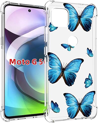 Miniatura 3 de Funda para Moto One 5G Ace, Motorola One 5G Ace Linda, funda transparente y flexible de TPU de goma suave de silicona para Motorola Moto One 5G