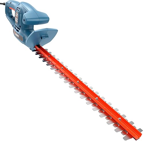 Miniatura 8 de SENIX HTE3.8-L 120V 3.8 Amp 21 pulgadas - Cortasetos eléctrico con cable, herramienta de jardín para recortar arbustos, arbustos y más, cuchillas de