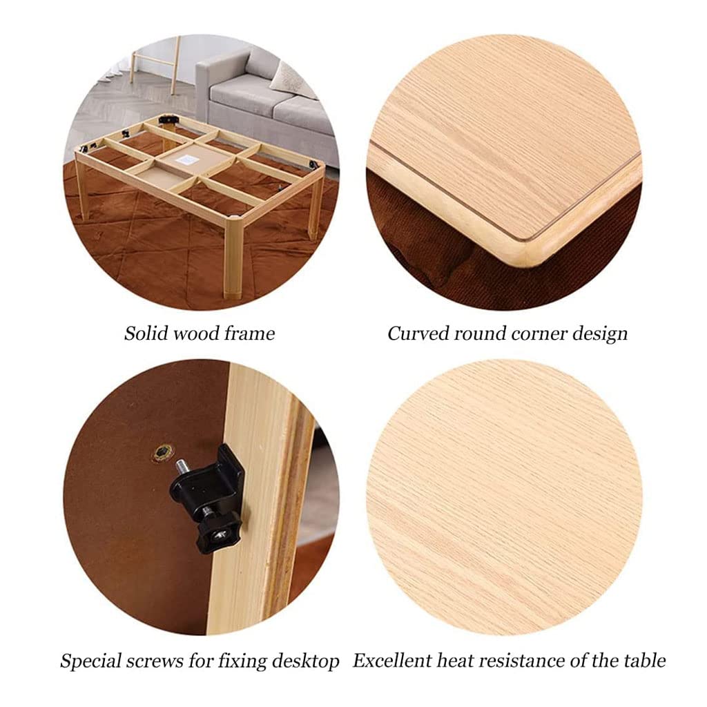 Japanse warme tafel kotatsu verwarmingstafel tatami lage tafel, huisverwarming winterverwarming voor ouderen