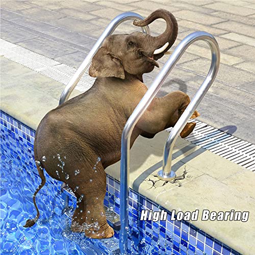 Baranda para piscina de acero inoxidable 2 peldaños miniatura 5