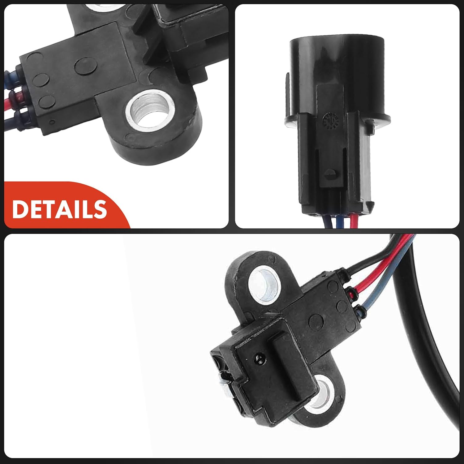 A-Premium Engine Crankshaft Position Sensor Compatible with Mitsubishi 3000GT 1997-1999, Diamante 1996-V6 3.0L SOHC Petrol, Replace# MD323484