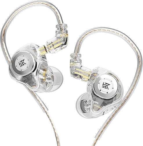 ERJIGO EDXPro KZ EDX Pro - Monitores intrauditivos estéreo HiFi para escenarioestudio IEM con cable con aislamiento de ruido con cable desmontable