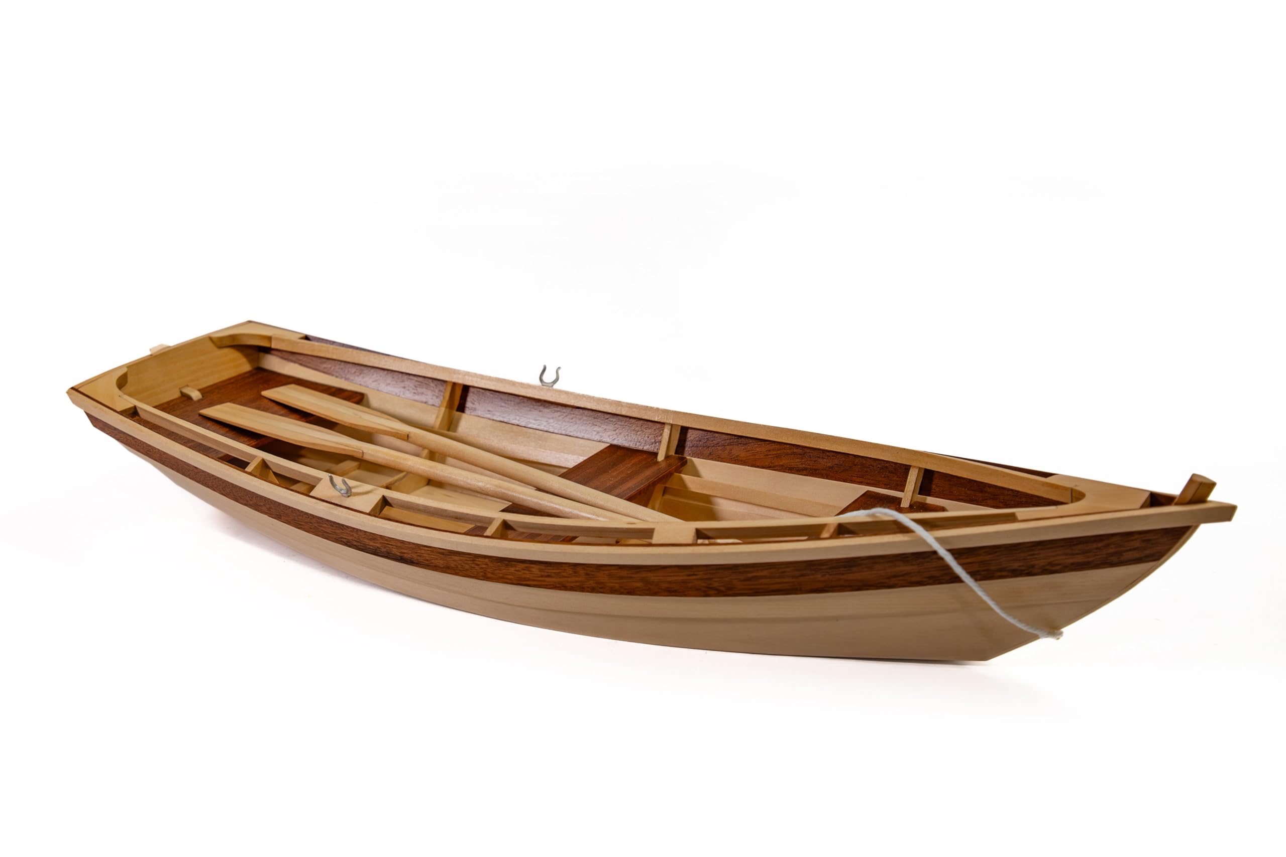 Midwest Big Rowing Dinghy 1:6 - Kit di costruzione in legno per adulti, fai da te in legno da assemblare, lunghezza 50,8 cm