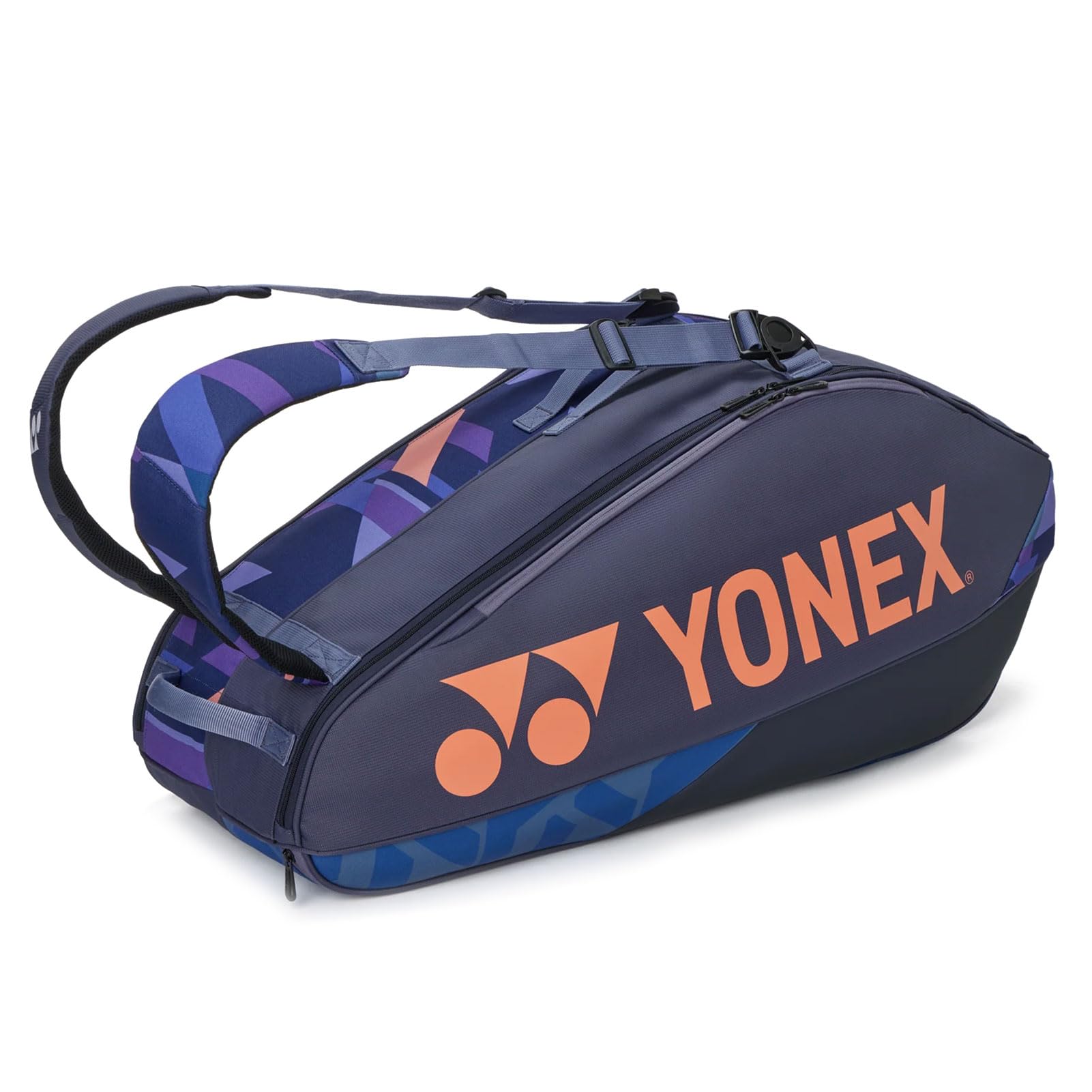 Pro Racquet Bag 6, Multi-Compartment 6-Racket Tennis Gear Travel Pack, Backpack Carry Str…