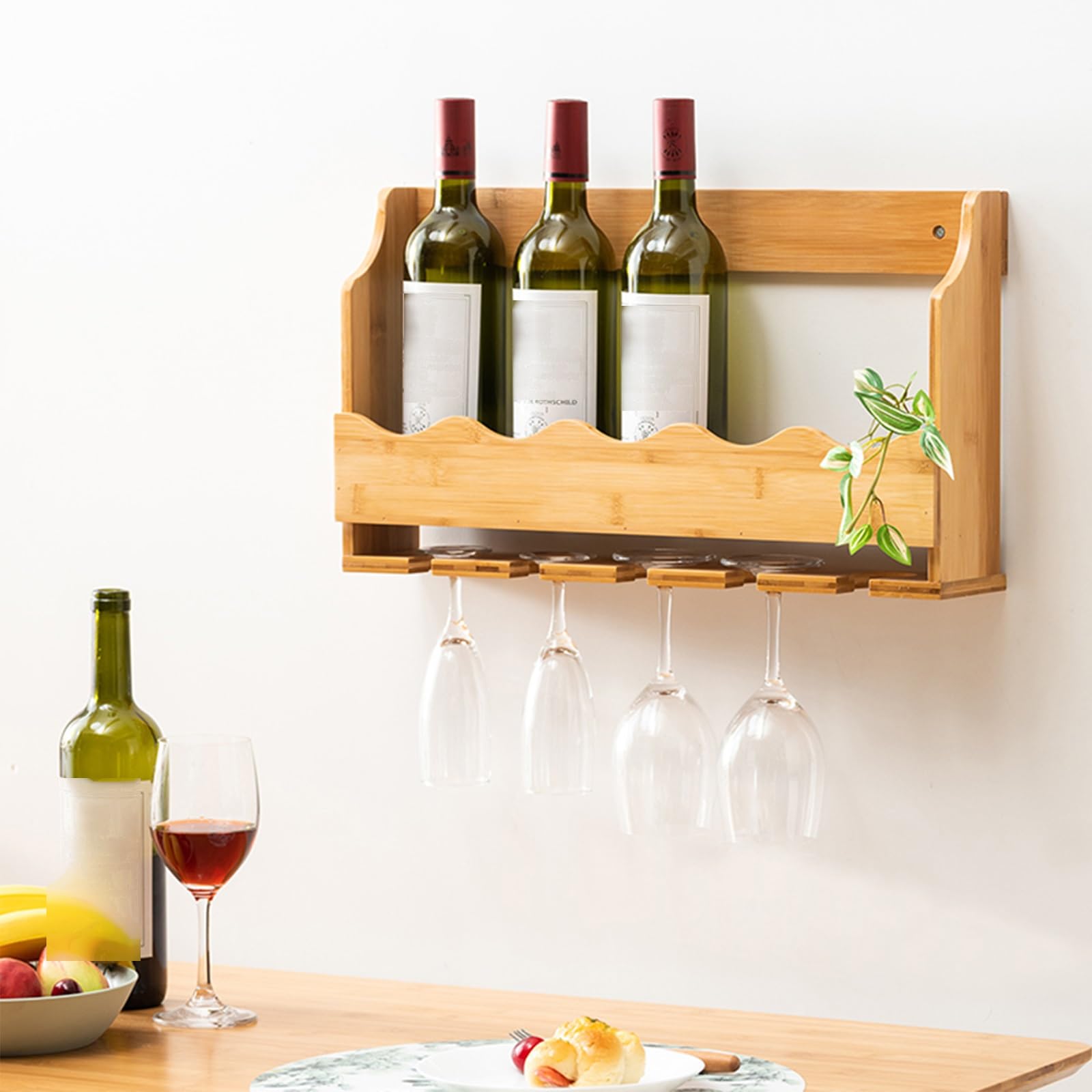 Rangement de vin suspendu moderne et porte-bouteilles bar