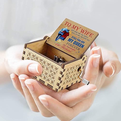 Miniatura 8 de Hefonti Caja de música Let It Go  Regalo de Frozen para hija, esposa, novia, hermana, manivela de mano, caja musical para jugar Let It Go