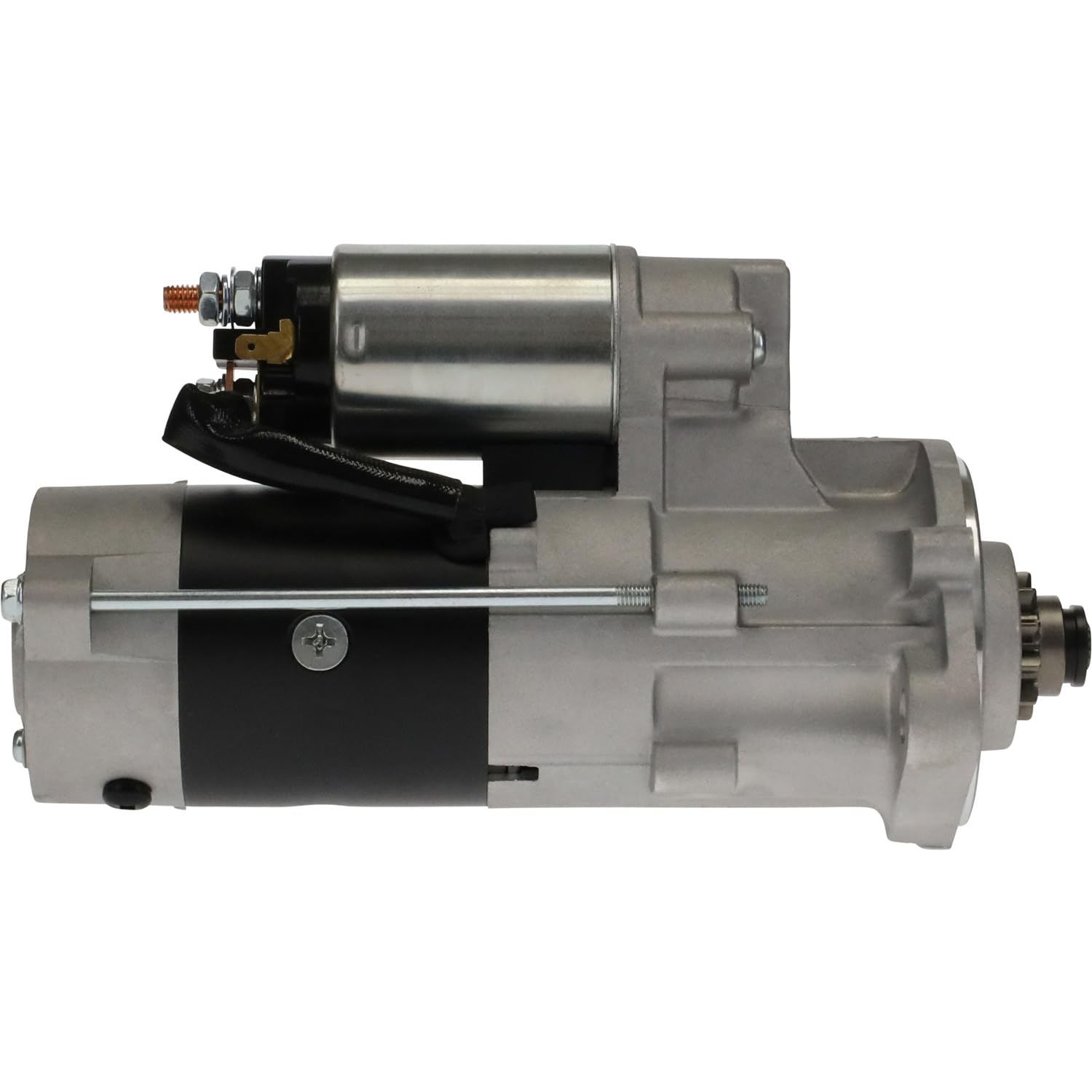 RAREELECTRICAL Starter 12V 2.2Kw Compatible with Takeuchi Tl140 Gehl Ctl70 Mustang Mtl20 Isuzu 4Jg1t Engine M008t77072 8972047130 182563 11 Tooth Plgr Track Loader Diesel Cw