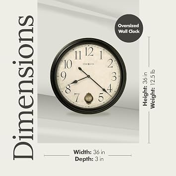 Howard Miller Glenwood Falls Wall Clock