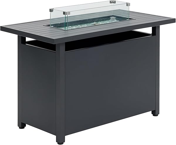 Kleine oder große Feuerstelle Esstisch aus Stahl oder Aluminium