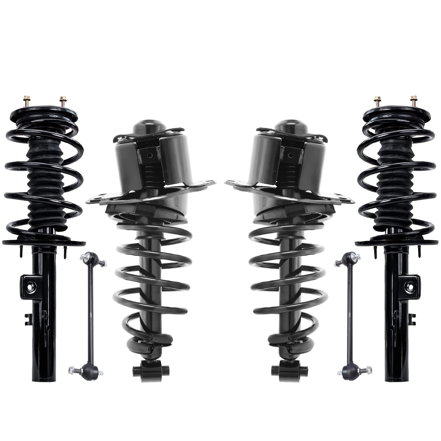 Detroit Axle - FWD 6pc Struts Kit for Ford 2008 2009 Taurus Mercury Sable