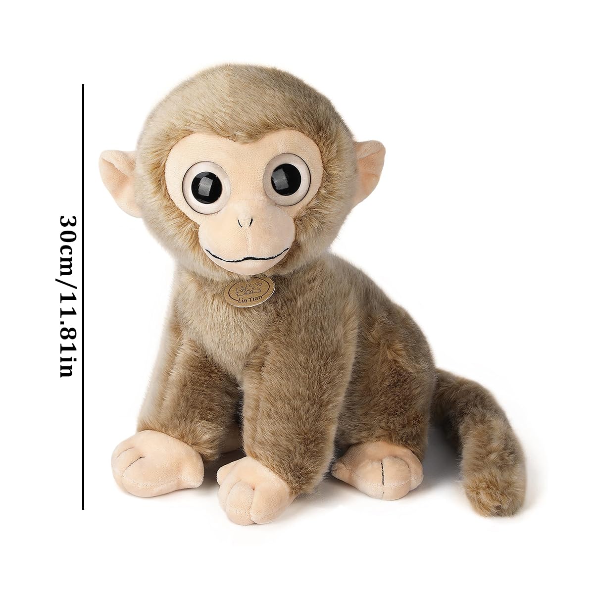 Amazon.co.jp: サル ぬいぐるみ 猿 お座り 動物 アニマル かわいい