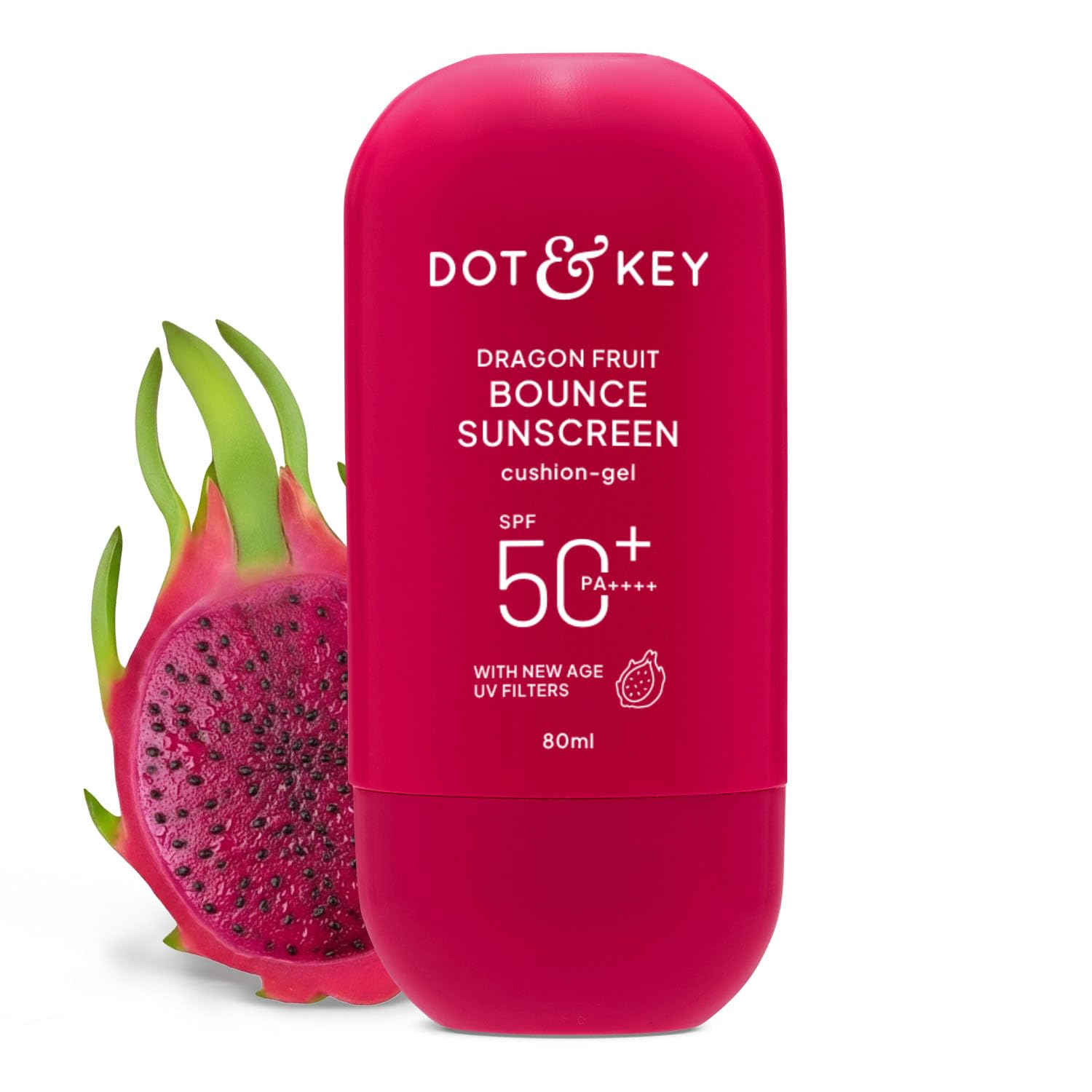 Dot & Key Dragon Fruit Bounce Sunscreen In-Vivo Tested SPF 50+ PA++++ -80g