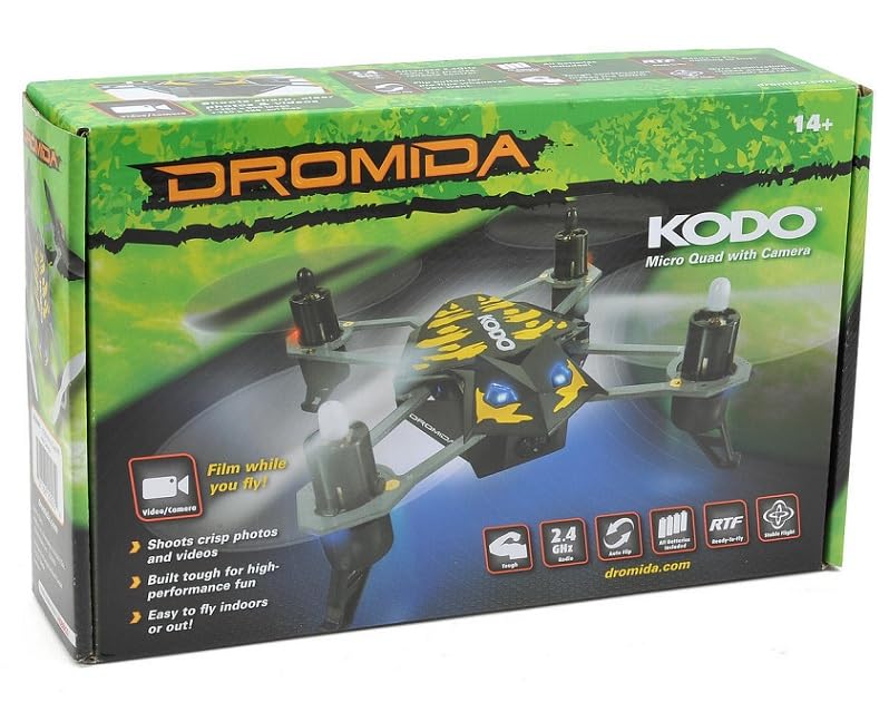 Drone Quadcopter elettrico Dromida Kodo con fotocamera.