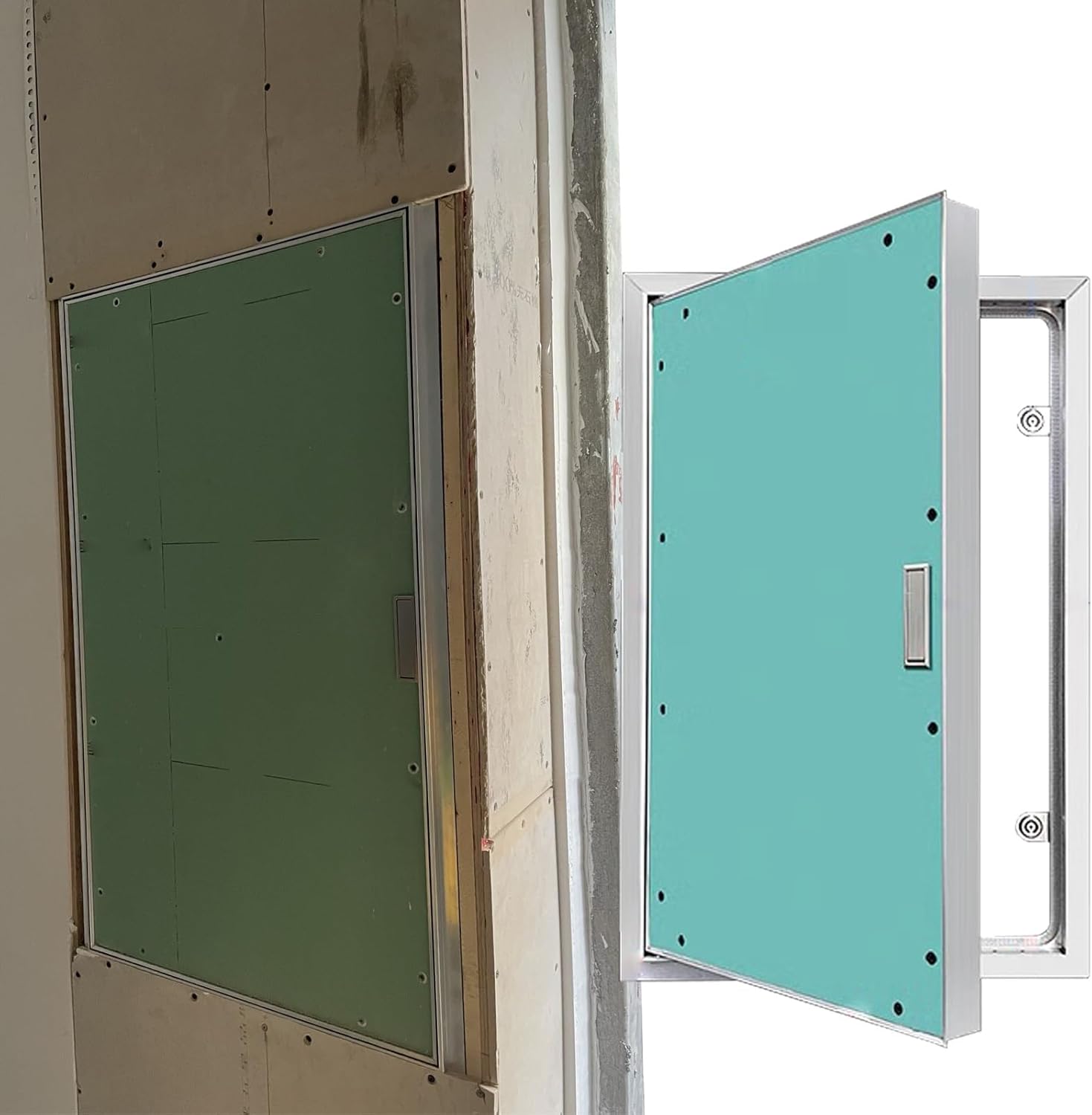 Access Panel for Drywall, 24x48 36x48 36x36 24x36 Large Inspection Door for Wall Hatch/Water Shutoff/Concealed Wall/Sewer Pipe, Service Access Hole Cover with Screw(800x1800mm/