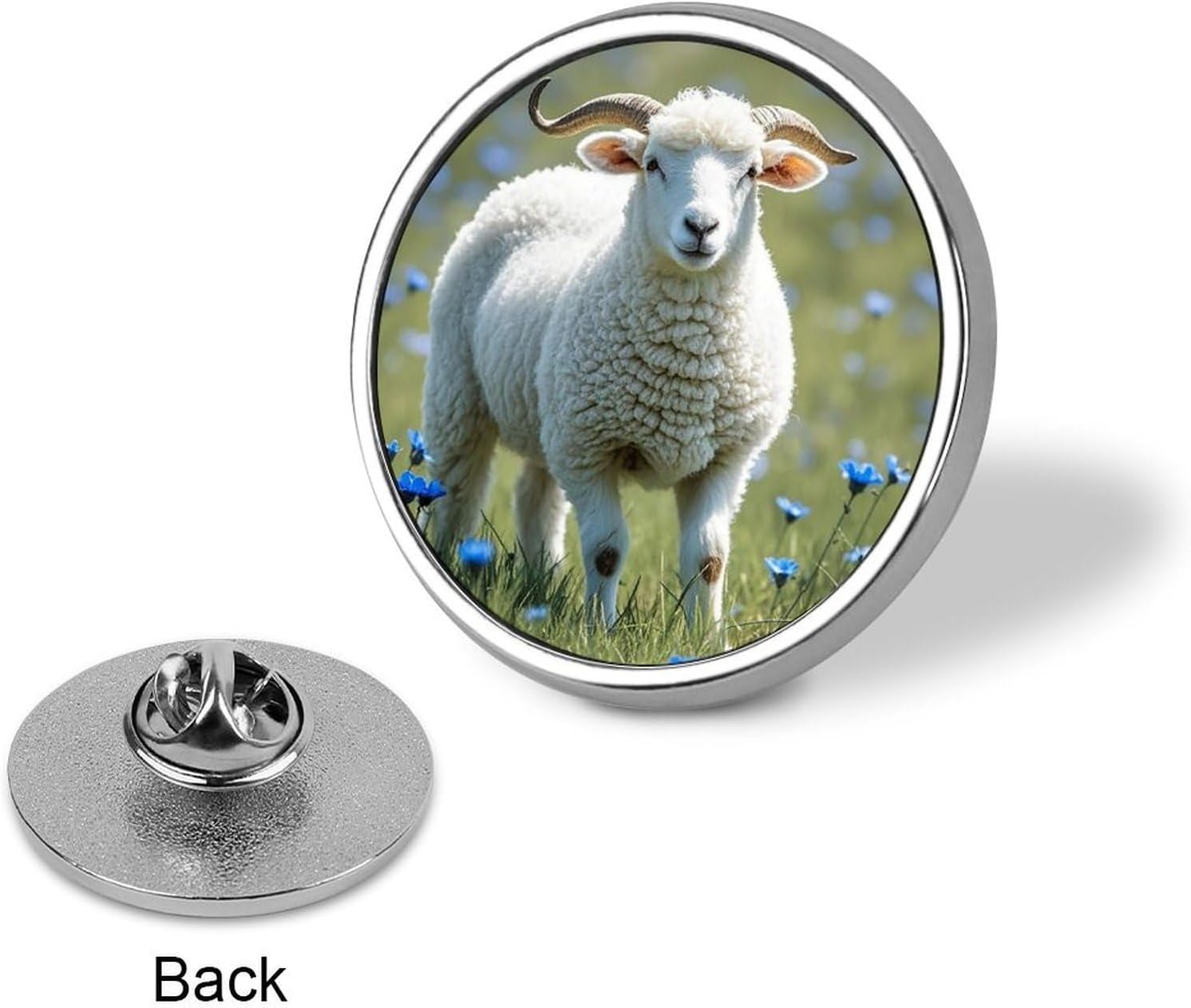 Sheep Fashion Brooches for Women Men, Lapel Pins image 3