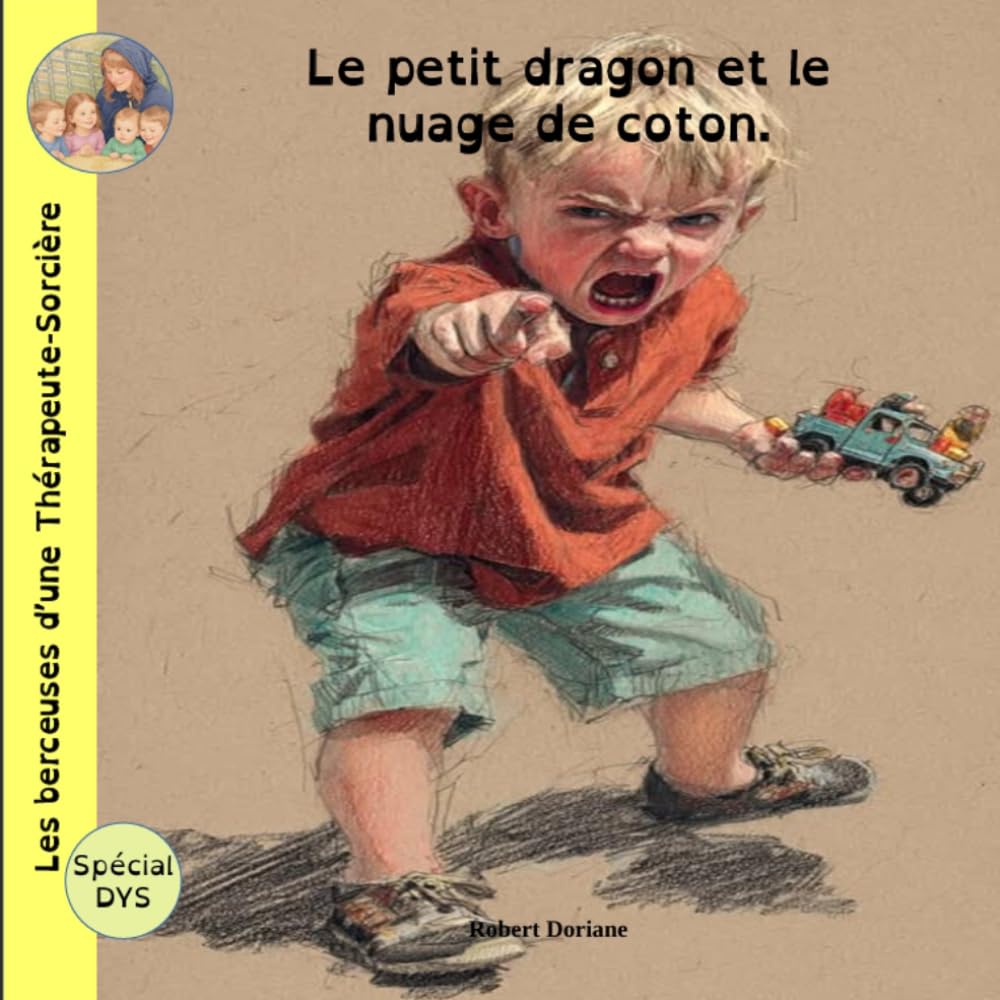 Les berceuses d'une Thérapeute-Sorcière: Le petite dragon et le nuage de coton